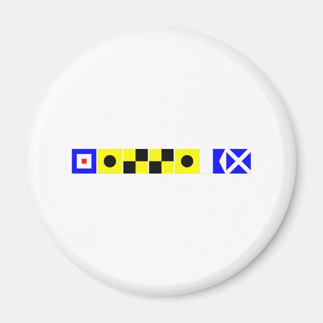 Code Flag William Magnet (Front)