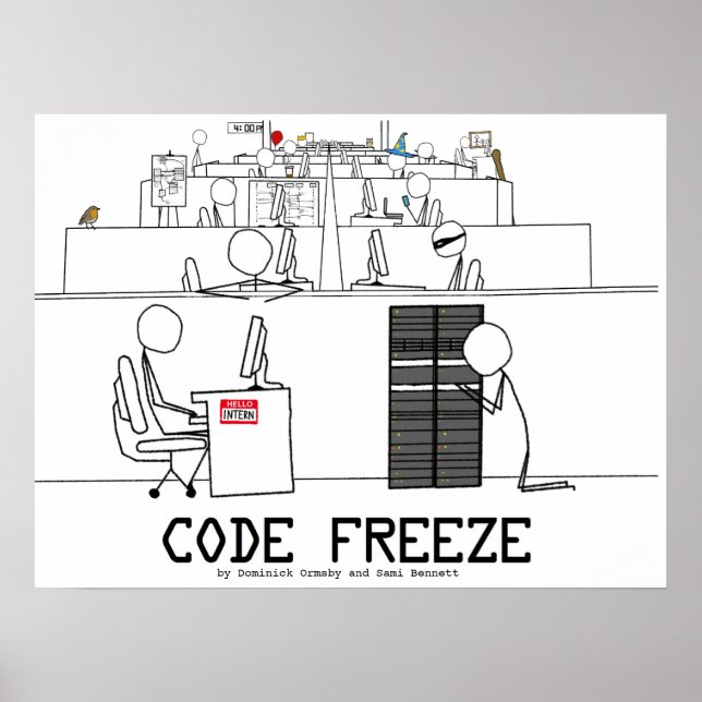 Code Freeze Poster (Front)
