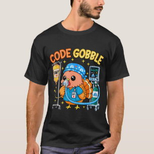 Code gobble respiratory therapist turkey T-Shirt