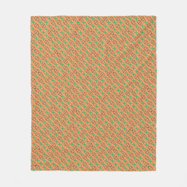 CODE green Fleece Blanket (Front)