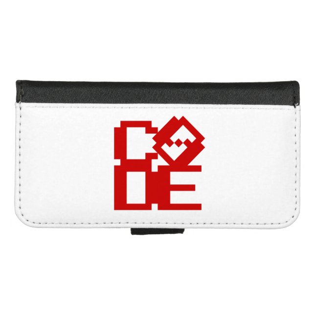 CODE iPhone WALLET CASE (Front (Horizontal))