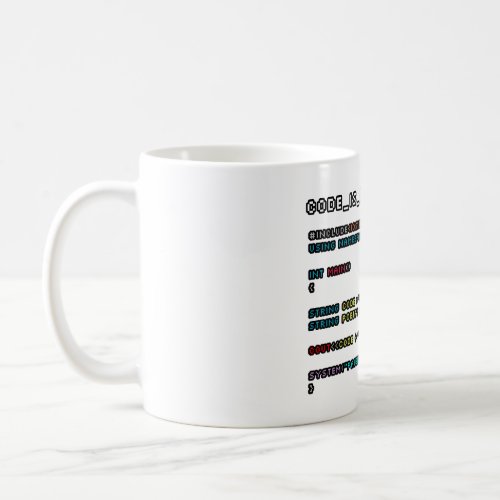 Code Is PoetryCPP Coffee Mug