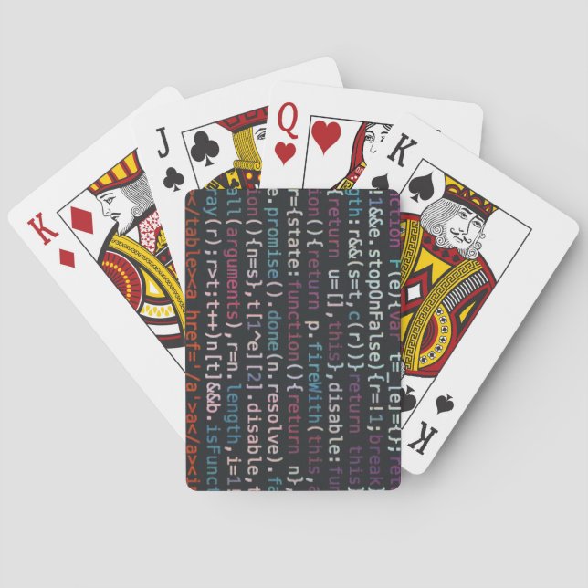 code it poker cards (Back)