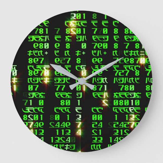 Code matrix large clock (Front)