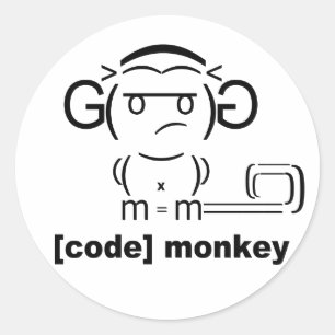 [Code] Monkey Sticker