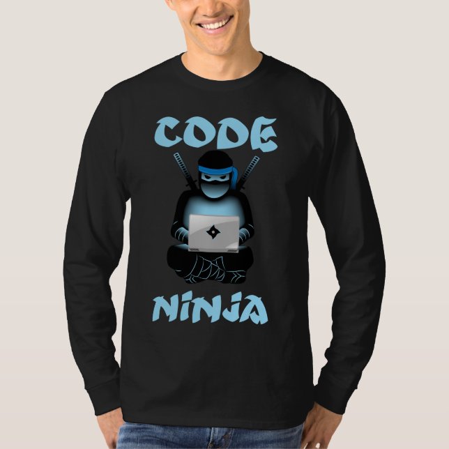 Code Ninja Programmer Coder Computer Pr T-Shirt (Front)
