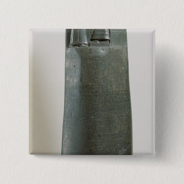 Code of Hammurabi Button (Front)