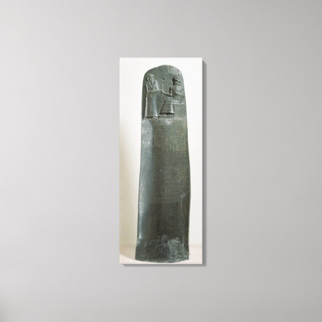 Code of Hammurabi Canvas Print (Front)