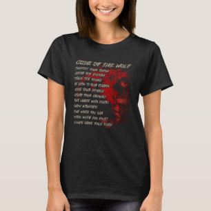 Code Of The Wolf Protect You Family Viking Wolf Co T-Shirt