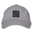 Code.org Embroidered Hat