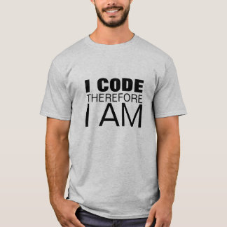 Code.org "I Code therefore I Am" T-Shirt