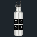 Code.org Logo Water Bottle<br><div class="desc">Show your support for Code.org. Personalize your Code.org on Zazzle.com! Click the Customize button to insert your own text or to change the background color. Zazzle's easy to customize have no minimum order & is custom made after you order.</div>