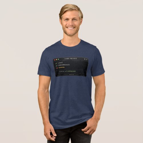 Code Review Programmer  Tri-Blend Shirt