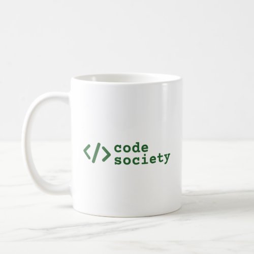 code society coffee mug