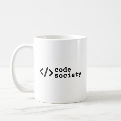 code society coffee mug