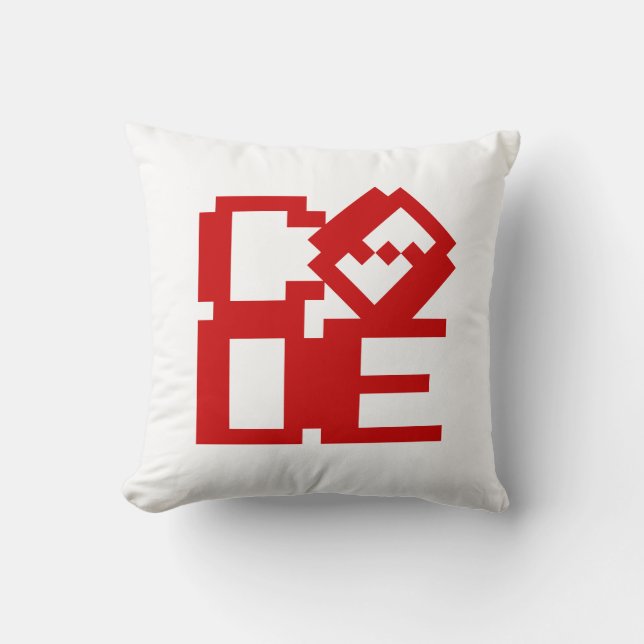 CODE THROW PILLOW (Front)