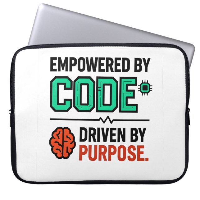 Code With Purpose Laptop Sleeve (Front)