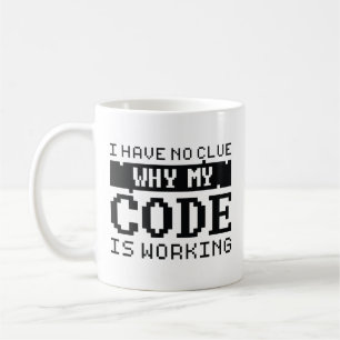 Code Working Coffee Mug