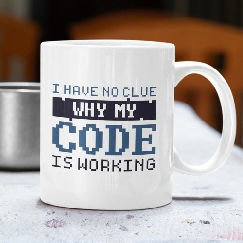 Code Working Coffee Mug