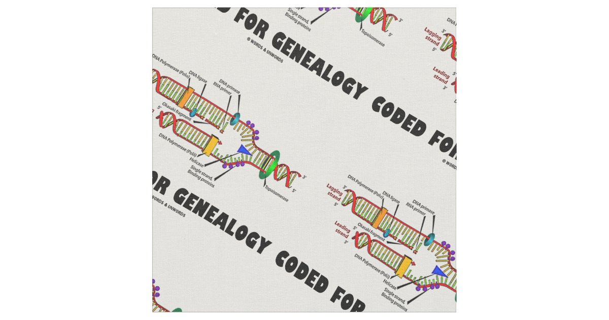 Dna replication to write a bumper sticker