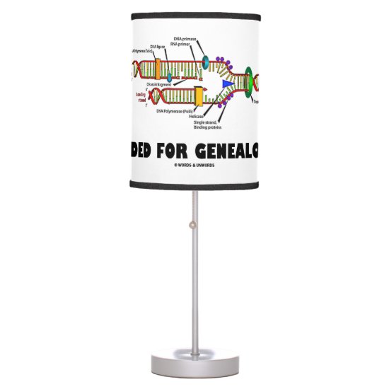 Coded For Genealogy DNA Replication Table Lamp