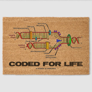 Coded For Life DNA Replication Fiber Doormat