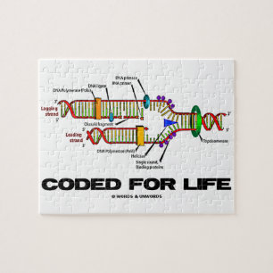 Coded For Life DNA Replication Molecular Biology Jigsaw Puzzle