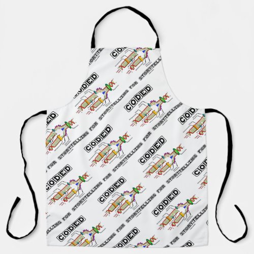 Coded For Storytelling DNA Replication Apron