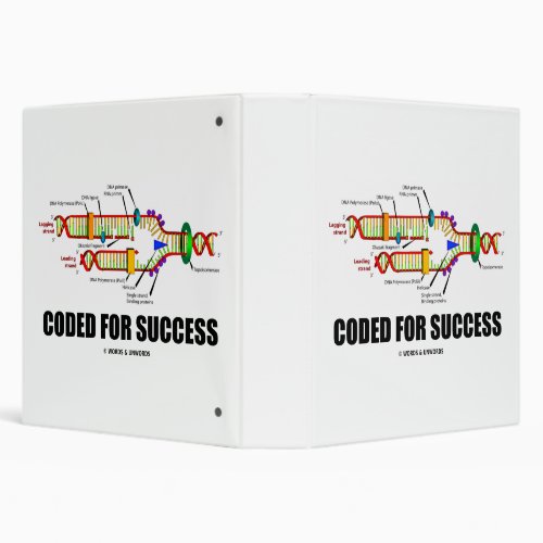 Coded For Success DNA Replication 3 Ring Binder