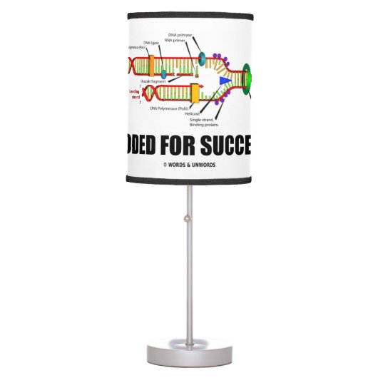 Coded For Success DNA Replication Table Lamp (Front)