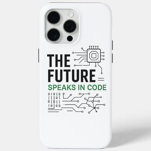 Coded Future Tech: Abstract Algorithmic Footprint  Case-Mate iPhone Case (Back)