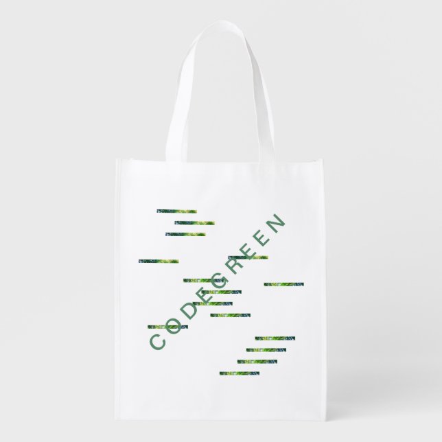 CodeGreenIII Grocery Bag (Front)