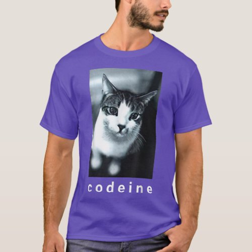 Codeine Cat Funny  T_Shirt