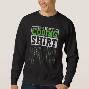 Coder Apparel This Is My Coding Programmer Geek M Sweatshirt