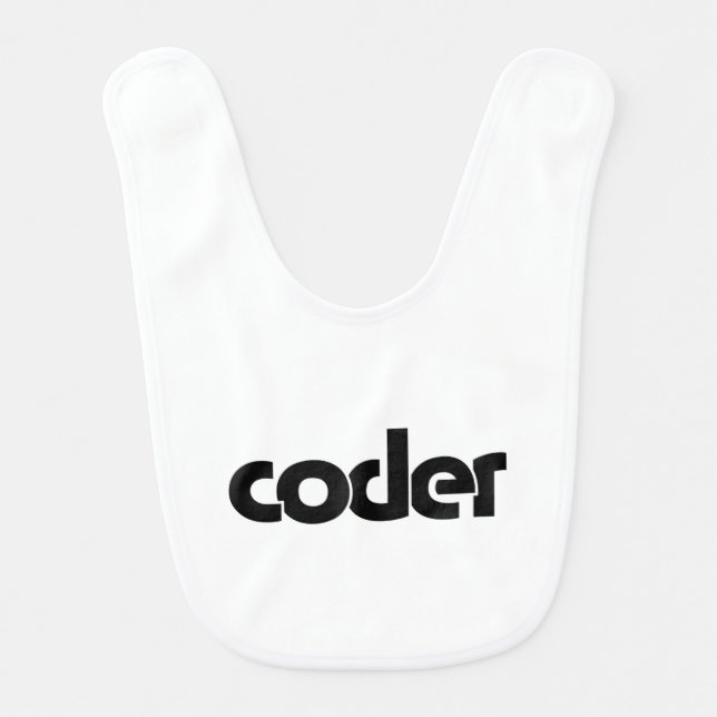 Coder Baby Bib (Front)