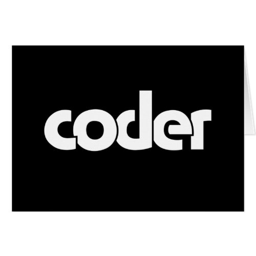 Coder Card