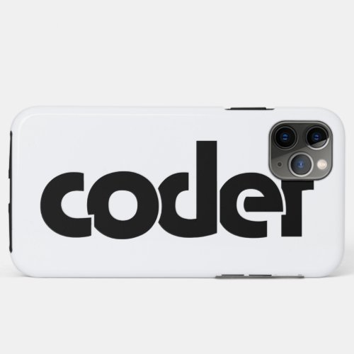 Coder iPhone 11 Pro Max Case