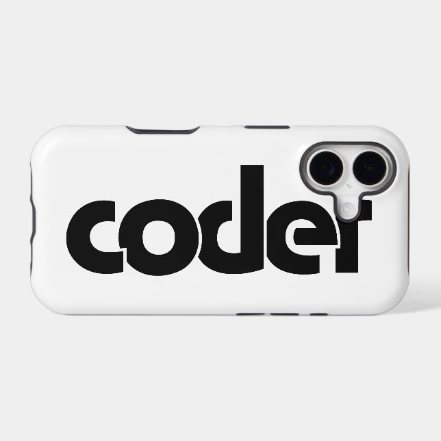 Coder Case-Mate iPhone Case (Back (Horizontal))