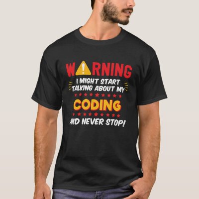 Coder Computer Language Coding Joke Graphic T-Shirt