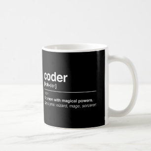 Coder definition coffee mug