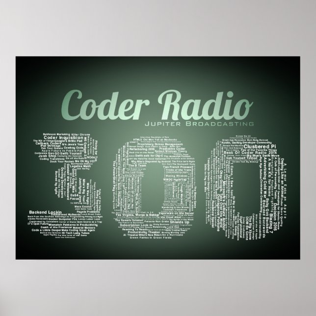 Coder Radio 300 Poster (Front)
