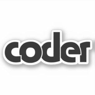 Coder Sticker