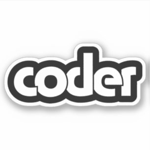 Coder Sticker