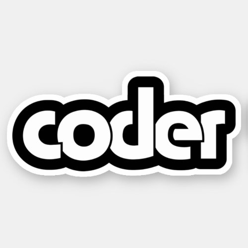 Coder Sticker