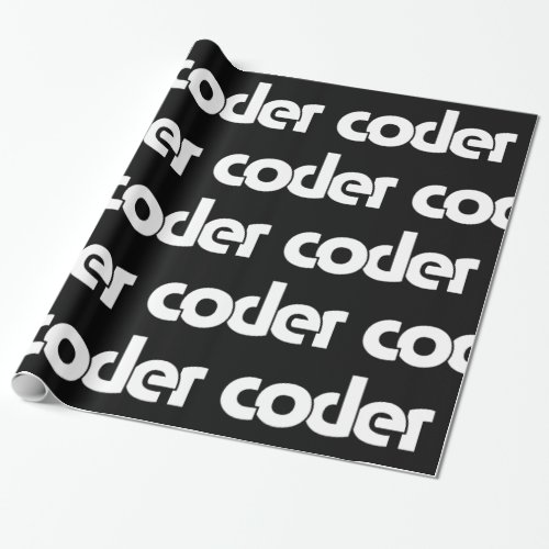 Coder Wrapping Paper