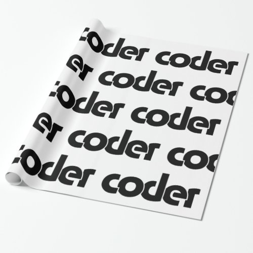 Coder Wrapping Paper