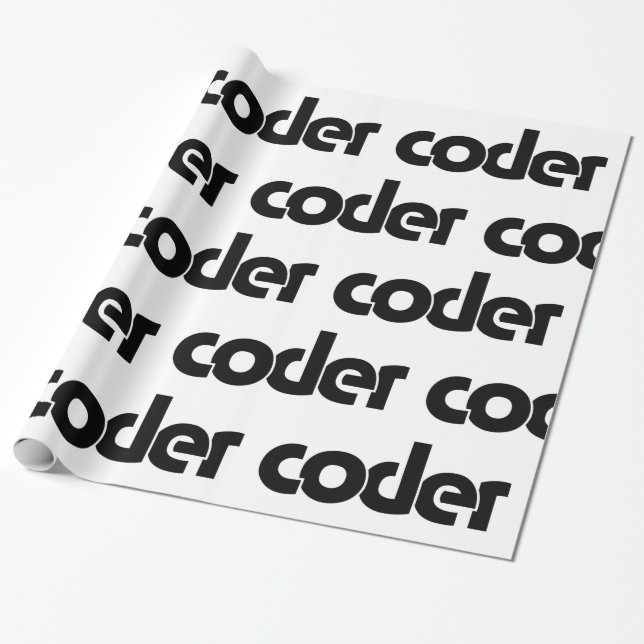 Coder Wrapping Paper (Unrolled)