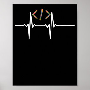 Coders Funny Computer Software Programmer Coding Poster