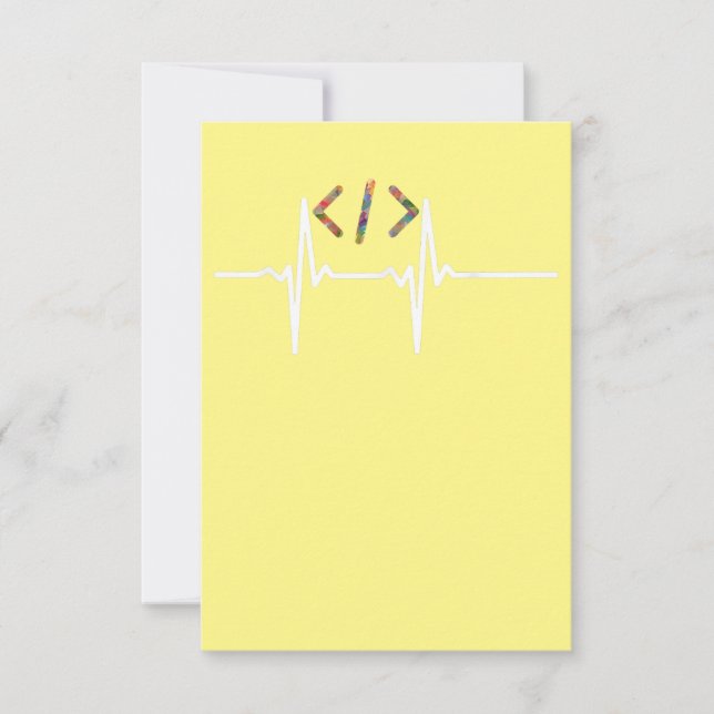 Coders Funny | Computer Software Programmer Coding Thank You Card (Front)