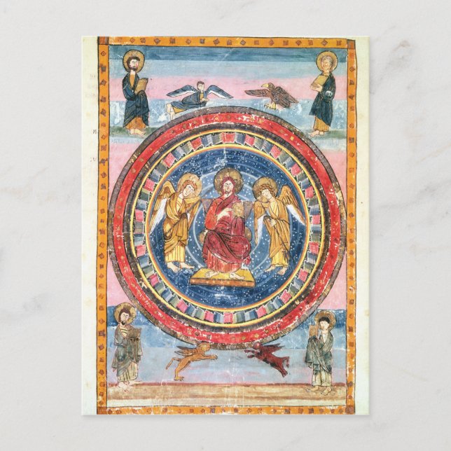 Codex Amiatinus Christ in Majesty Postcard (Front)
